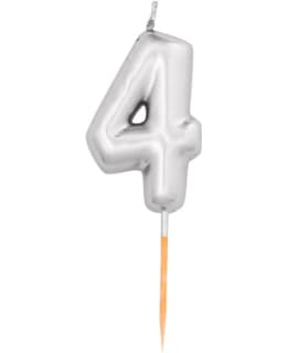 HOPEANVÄRINEN 4 NUMEROKYNTTILÄ Main Image