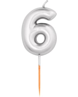 HOPEANVÄRINEN 6 NUMEROKYNTTILÄ Main Image