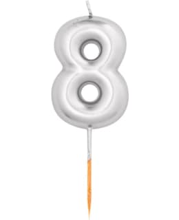 HOPEANVÄRINEN 8 NUMEROKYNTTILÄ Main Image