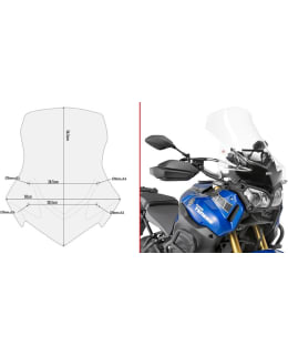 GIVI SPECIFIC SCREEN, TRANSP. 56,5 X 50 Main Image