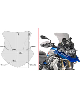 GIVI 323-5124D SPECIFIC SCREEN, SMOKED 4 Main Image