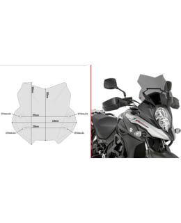 GIVI 323-D3112B SPOILER SUZUKI DL650 VST Main Image