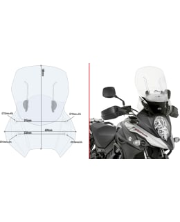 GIVI SPECIFIC SLIDING WIND-SCREEN, SUZUK Main Image