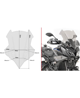 GIVI TUULIILASI 55X46,5CM TRACER 900 18- Main Image