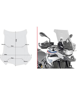 GIVI SPECIFIC SCREEN, SMOKED 44 X 47 CM Main Image