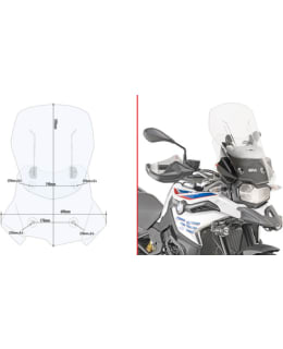GIVI AIRFLOW SLIDING WINDSCREEN BMW F850 Main Image