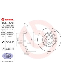BREMBO 08.B413.10 JARRULEVY, TAKA Main Image
