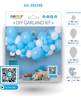 VAALEANSININEN DIY-ILMAPALLOKÖYNNÖS Main Image
