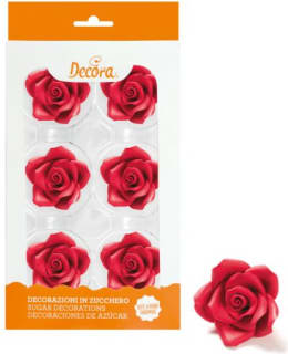 DECORA RUUSUT PUN 6KPL SYÖT.SOKERIKOR Main Image