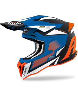Airoh Strycker Axe oranssi/sininen matta crossikypärä Main Image