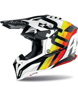AIROH HELMET AVIATOR 3 RAINBOW WHITE GLO Main Image