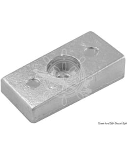 ZINC M43-293-00 ANODE, HONDA 75/225HV Main Image