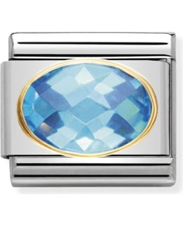 NOMINATION FACETED STONE 030601/006 LINK Main Image