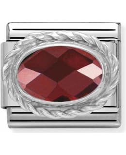 NOMINATION CL 330604/005 FACETED RED PIE Main Image