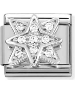 NOMINATION CZ SILVER WIND ROSE 330304/45 Main Image