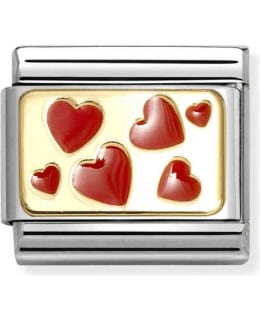 NOMINATION CL 030284/59 HEARTS PLATE PAL Main Image