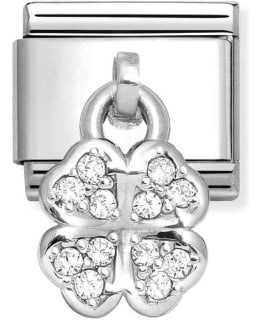 NOMINATION CL 331800/31 WH LEAF CLOV PAL Main Image