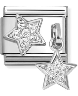 NOMINATION CL 331817/16 PAVÈ 2STARS PALA Main Image