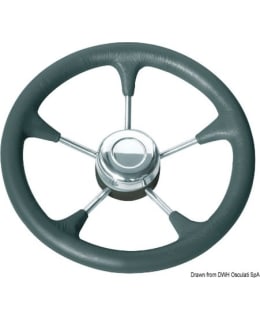POLYURETHANE STEER. WHEEL SS SPOKES Ø 28 Main Image