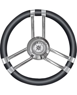 OSCULATI STEER.WHEEL C SS/BLACK 350MM Main Image