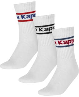 KAPPA FRIGGA 3P SOCKS 311N7CW WHI 35/38 Main Image