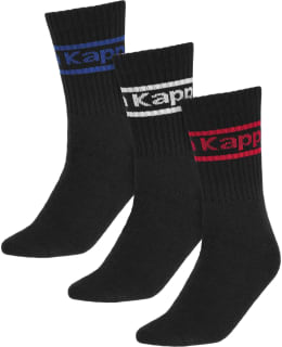 KAPPA FRIGGA 3P SOCKS 311N7CW BLK 43/46 Main Image