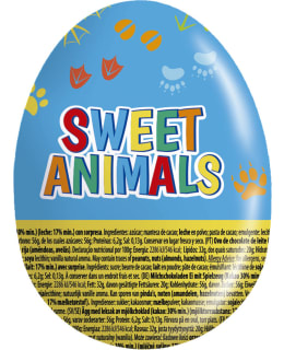 SWEET ANIMALS 20 G SUKLAAYLLÄTYSMUNA Main Image