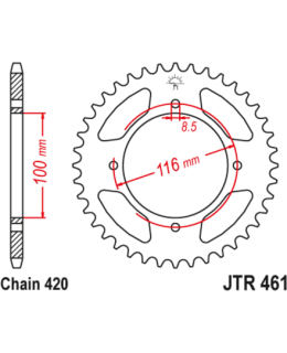 JT 274-A461-50-0 TAKARATAS ALUMIINI 7075 Main Image