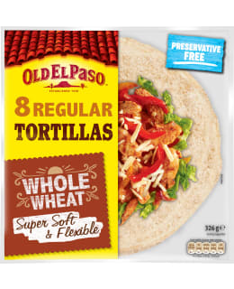Old El Paso Tortillas Medium 8kpl/326g täysvehnä tortilla Main Image