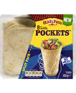 Old El Paso Tortilla Pockets 8kpl/223g tortilla Main Image