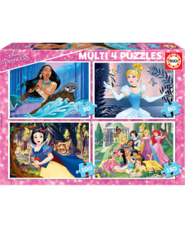 EDUCA DISNEY PRINCESS 4-IN-1 PALAPELI Main Image