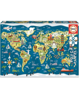 EDUCA WORLD MAP 200P PALAPELI Main Image
