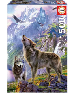 EDUCA WOLVES IN THE ROCKS 500P PALAPELI Main Image