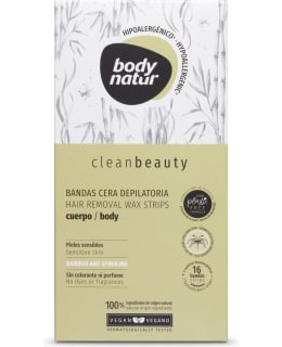 BODY NATUR 16PCS HAIR REMOVAL WAX STRIPS Main Image
