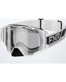 FXR MAVERICK CLEAR GOGGLE OS WHITE Main Image