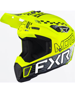 FXR CLUTCH RACE DIV MX HELMET HIVIS L Main Image