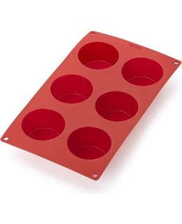 LEKUE MUFFINS MOULD 6 CAV RED Main Image