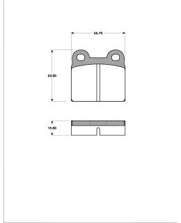 Roadhouse 2007-00 Brake disc set, Front Main Image