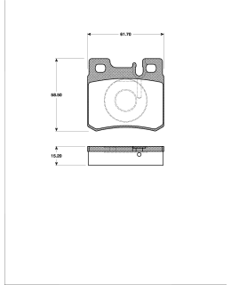 Roadhouse 2282-20 Brake disc set, Taka Main Image