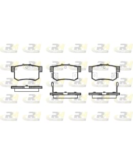 Roadhouse 2325-22 Brake disc set, Taka Main Image
