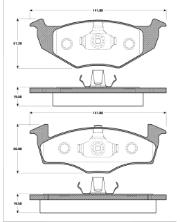 Roadhouse 2609-00 Brake disc set, Front Main Image