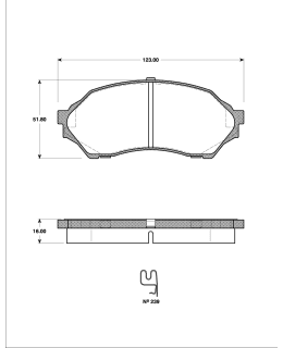 Roadhouse 2699-00 Brake disc set, Front Main Image
