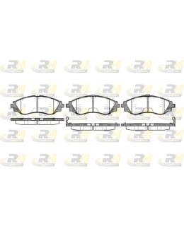 Roadhouse 2645-12 Brake disc set, Front Main Image