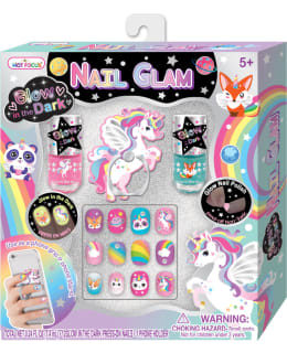 HOT FOCUS GLOW IN THE DARK NAIL GLAM SET Main Image