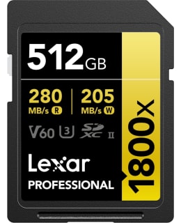 LEXAR 120867 SDXC PRO 1800X U3 UHS-II R2 Main Image