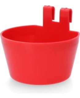 Poultry feeder plastic with hook Main Image