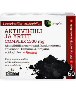 FYTOCOMPLEX 1500MG 60KAPS AKTIIVIHIILI Main Image