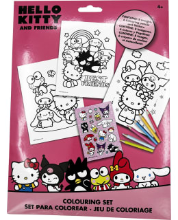 HELLO KITTY VÄRIKYNÄ&TARRA VÄRITYSSETTI Main Image