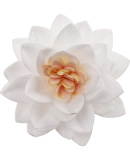 SYÖTÄVÄ KORISTE VALKOINEN LOOTUS 15KPL Main Image