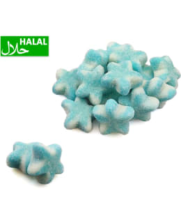 SUGARED BLUE TWIST STARS 1 KG Main Image